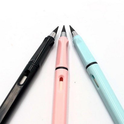 반영구 연필 무한 연필 특수펜심 깎지않는 연필 핑크