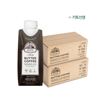 키토선생 닥터바리스타 방탄커피 버터커피, 250ml, 36개