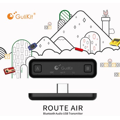 uiKit 제이씨현국내정품 굴리킷 ROUTE AIR 닌텐도스위치 무선오디오
