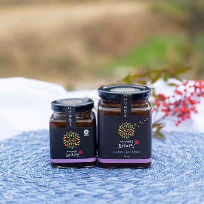 해맑음 도라지청 돌배 생강 곰보배추 첨가 비염 천식 기관지에 좋은차 산지직송, 450g, 1개, 1개입