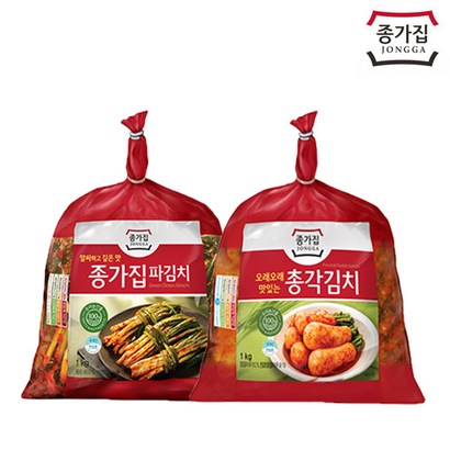 [종가집] 파 김치 각김치 리뷰후기