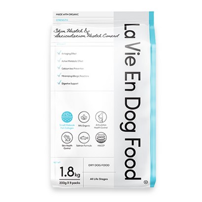 라비앙독 저분자피쉬콜라겐 가수분해 사료, 피부/털개선, 1.8kg, 1개