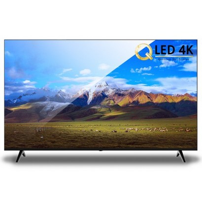 삼성패널 중소기업  65인치 QED 4K UHD TV 안드로이드 스마트티비 구글인증 넷플릭스 유튜브