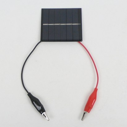 쌤마켓 태양광 전지판 만들기 재료 악어집게부착형 홈스쿨링 과학 교육 실험 3V150mA, 1개