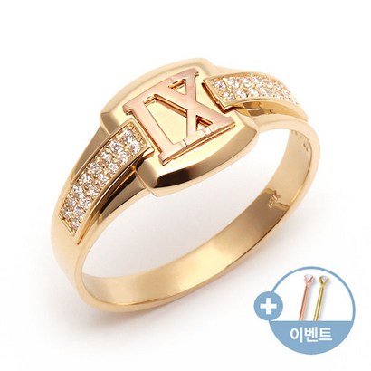[비앤비골드]14K 반지 IX 큐빅링 여성금반지 RCS2646
