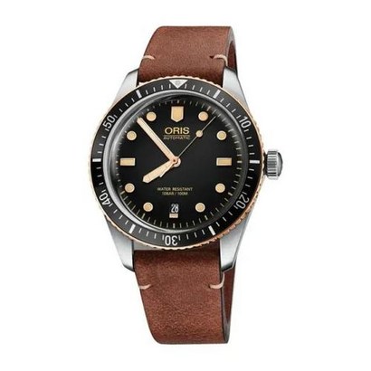 2024 오리스 다이버 남성용 시계 자동 쿼츠 섬세한 3 핸드 다이얼 40mm 패션 캐주얼 그린 블랙 야광 벨트