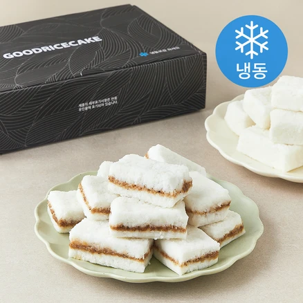 착한떡 달콤한우유백설기 45g x 10개입 + 우유백설기 45g x 10개입 (냉동), 1세트, 900g