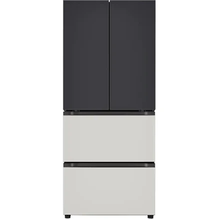 LG전자 디오스 오브제컬렉션 김치톡톡 402L 김치냉장고 방문설치, 블랙 + 그레이, Z407MBG141