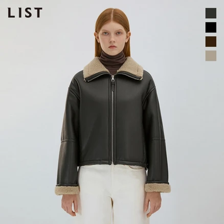 [리스트] 시어링 레더 무스탕 재킷 TWUJKO82020 백화점 아울렛 (4518426)