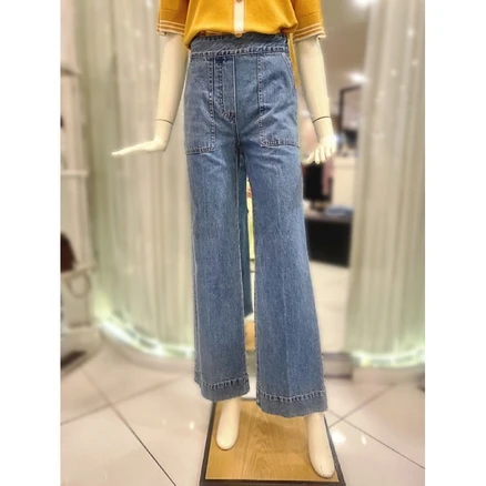 [씨씨콜렉트] 아웃포켓 세미 부츠컷 팬츠 C233PSA402