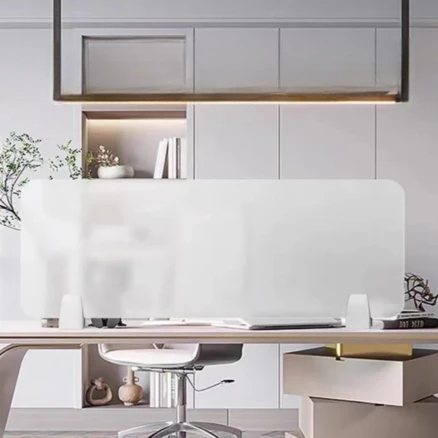 cocosily 사무실 책상 파티션 가림막 아크릴 칸막이 타공면제, 1200*300mm