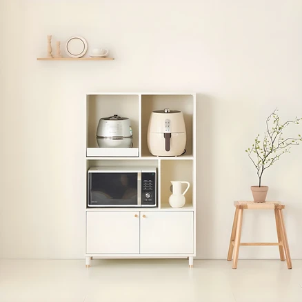 동서가구 800 멀티 렌지대 방문설치, 화이트, 3단