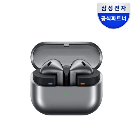 삼성 갤럭시 버즈3 무선 블루투스이어폰 SM-R530 ANC 노이즈캔슬링, SM-R530NZAAKOO 실버