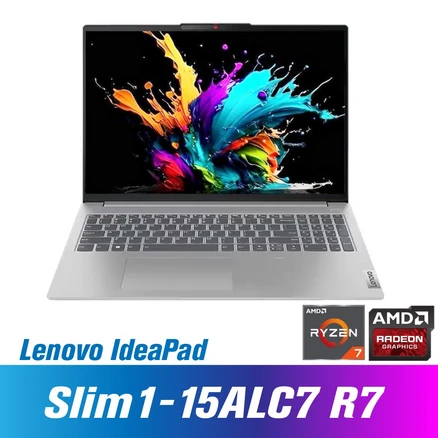 레노버 아이디어패드 Slim1 15ALC7 R7 / Win11 / 라이젠 7, WIN11 Home, 8GB, 256GB, Cloud Gray