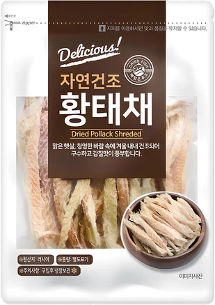 해맑은푸드 황태채, 200g, 1개