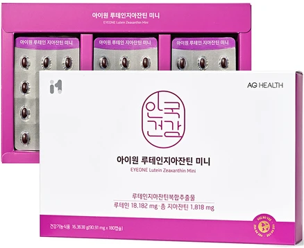안국건강 아이원 루테인지아잔틴 미니, 180정, 1개