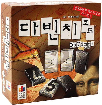 코리아보드게임즈 다빈치 코드 추리 게임, 혼합색상, 1개