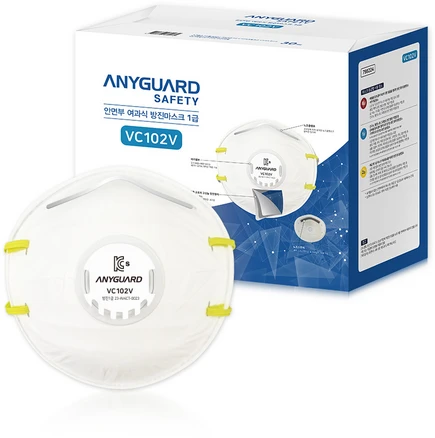 애니가드 VC102V 1급 방진마스크 30매입, 30개, 화이트