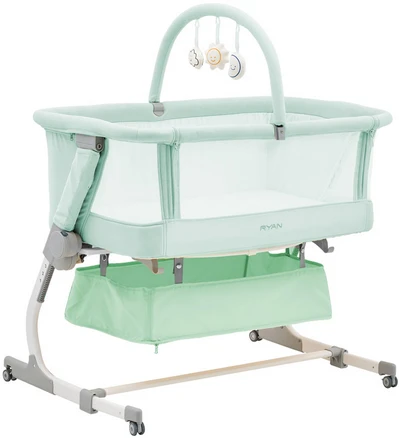 리안 유아용 드림콧 아기침대 토이바 세트, 코지 민트