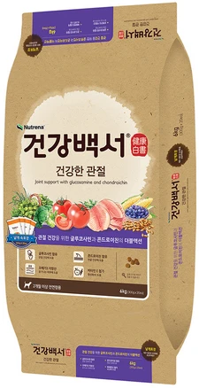 건강백서 강아지 기능성 사료, 뼈/관절강화, 6kg, 1개