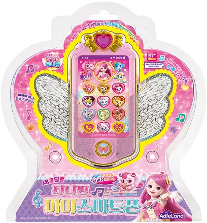 애들랜드 새콤달콤 캐치티니핑 마이스마트폰, 핑크, 1개