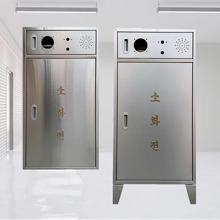 스텐 옥내 소화전 노출함 SUS304 옥내소화전함 소방검정품 소방용품, 스텐_SUS304, 다리없음, 1개