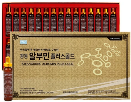 광동 알부민 플러스 골드 마시는 알부민 광동 영양제, 30개, 20ml
