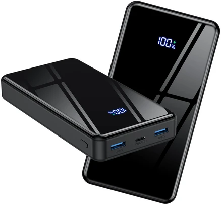 YINTO 대용량 보조배터리 고속충전 30000mAh PD 22.5W QC3.0 잔량표시, 블렉, JM5