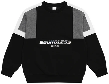 에스핏 주니어 멀티 절개 배색 티셔츠