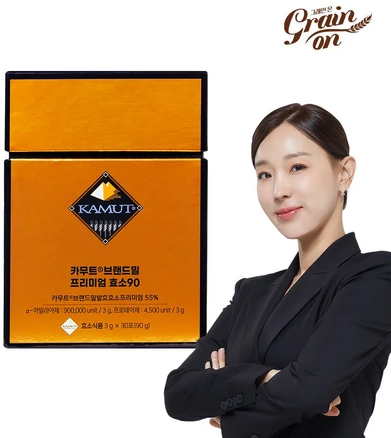 그레인온 카무트 브랜드밀 프리미엄 효소 90 30p, 1회분, 90g, 1개