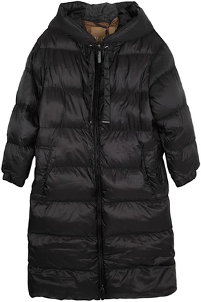 24FW 막스마라 SEIPA 세이파 다운 후드 롱패딩 블랙 2429496065600 009