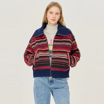 [베네통(공식)] 라벨라 점퍼 _BAJP62461RD