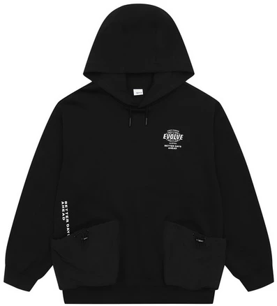 에스핏 주니어 화섬 포켓 후드 후드티