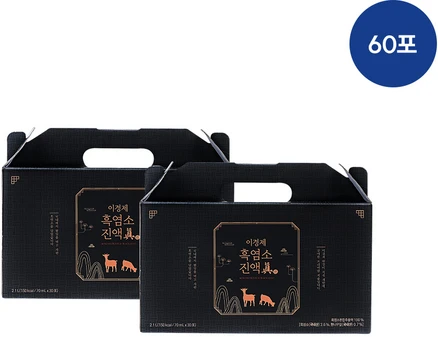 이경제 흑염소진액 진 리뉴얼, 2.1L, 2개