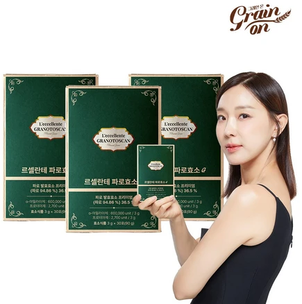 그레인온 르셀란테 파로효소 G 30포, 90g, 3개