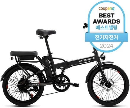 모토벨로 TX7 DUAL 전기자전거 350W 36V 5.2Ah, 스틸, 블랙
