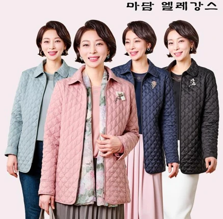 ME자켓세트(다이아나) [마담엘레강스] 다이아나 자수 자켓+블라우스 앙상블 세트(2종)