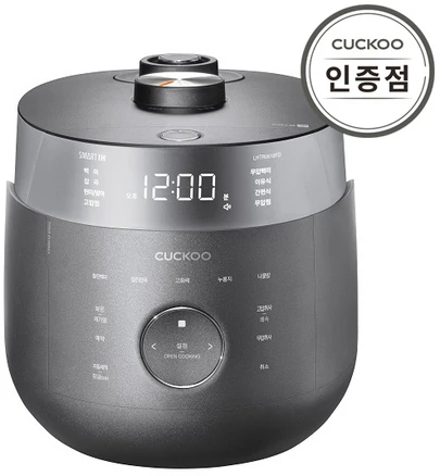 쿠쿠 트윈프레셔 마스터셰프 IH 전기압력밥솥 6인용, CRP-LHTR0610FD, 그레이