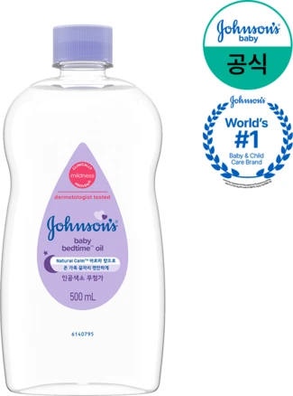 존슨즈 베드타임 베이비 오일, 500ml, 1개