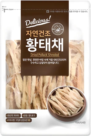 해맑은푸드 황태채, 400g, 1개