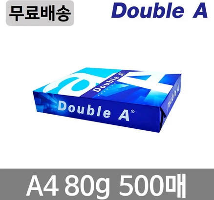 더블에이 고급 복사용지, A4, 500매