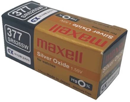 맥셀 MAXELL 시계배터리 377(SR626SW) - 10알 SILVER 배터리, 10개, 10개입