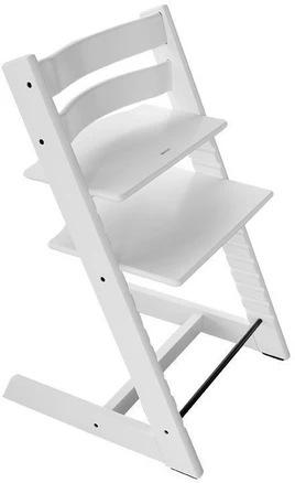 트립트랩 원목 하이체어 성장 의자, 화이트