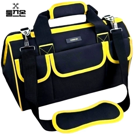 툴즈온 대용량 공구가방 휴대용 다용도 공구함 툴백 툴가방, 1개