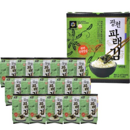 삼원 광천 파래김 선물세트 1호 180g
