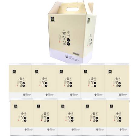 삼원 광천 곱창전장김 선물세트 1호 250g