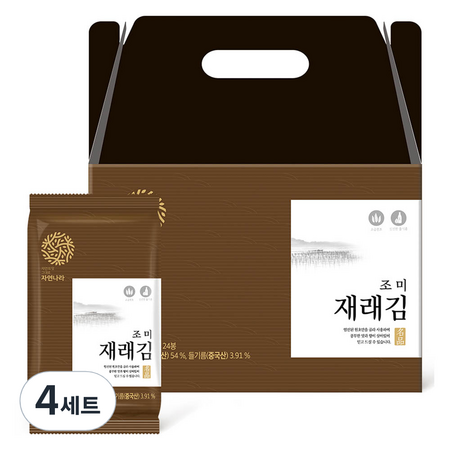 자연나라 재래 도시락김 5g x 24p 선물세트