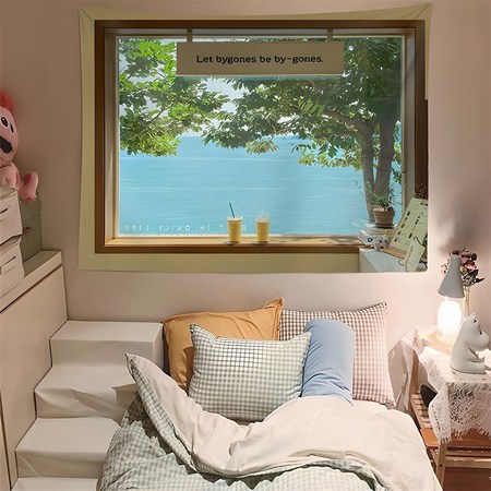 블럭마트 대형 패브릭 포스터