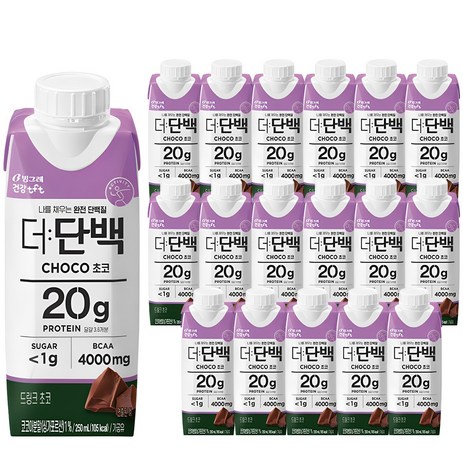 tft 더단백 드링크 초코, 250ml, 18개-추천-상품