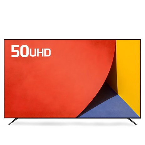 티브이지 50인치TV 4K UHD LED TV 고화질패널 1등급티비, 고객직접설치, 스탠드형-추천-상품